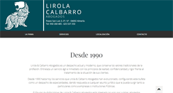 Desktop Screenshot of lirola-calbarro-abogados.com