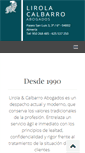 Mobile Screenshot of lirola-calbarro-abogados.com